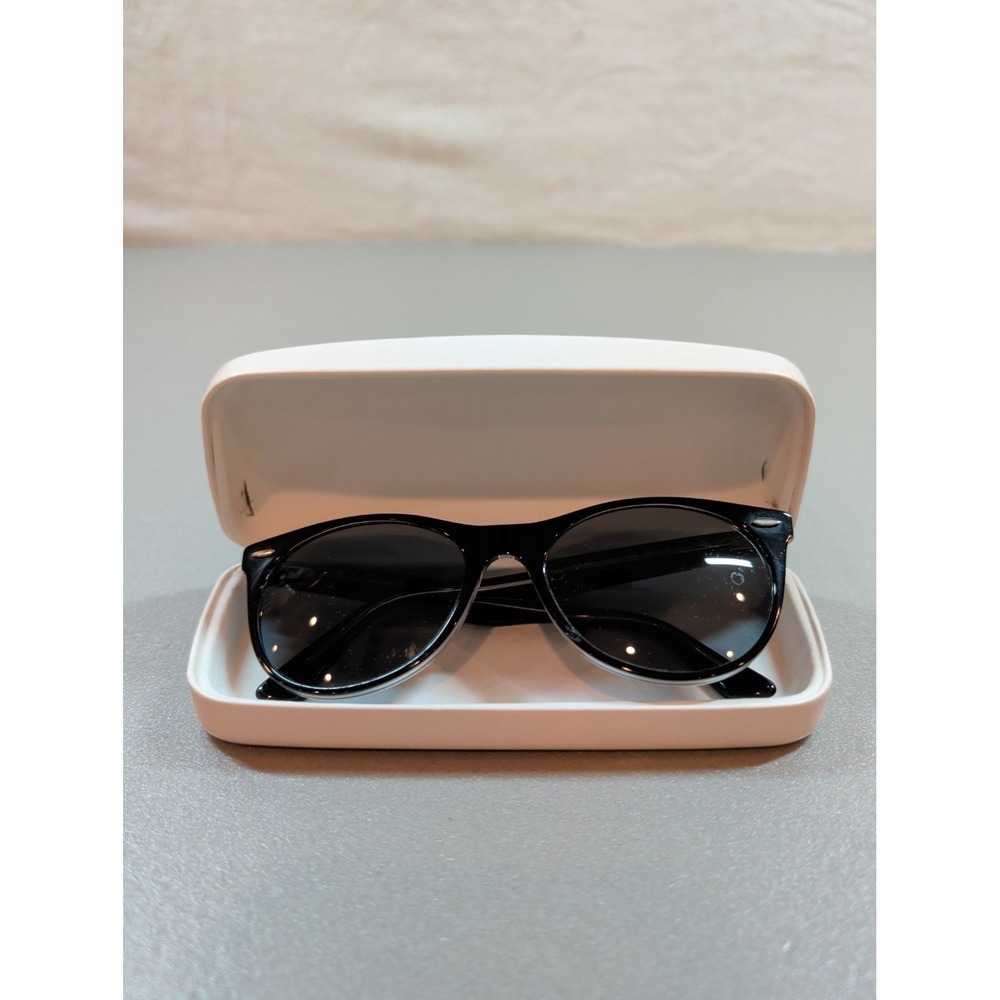 Ray-Ban Wayfarer II RB2185 1294/3M Black Sunglasses 55mm Made in Italy - Picture 9 of 12